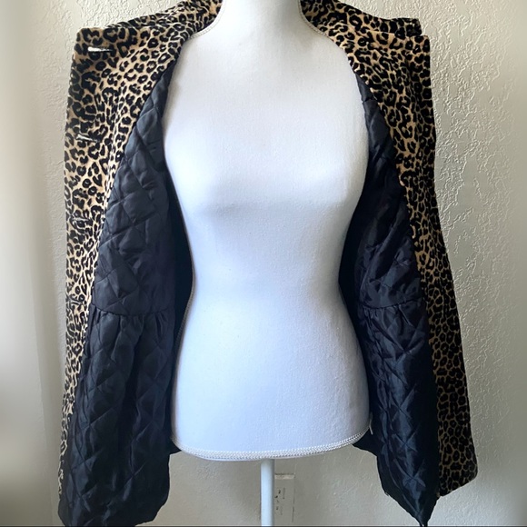 Girls Animal Print Dress Coat Sz 10-12 - Picture 5 of 15